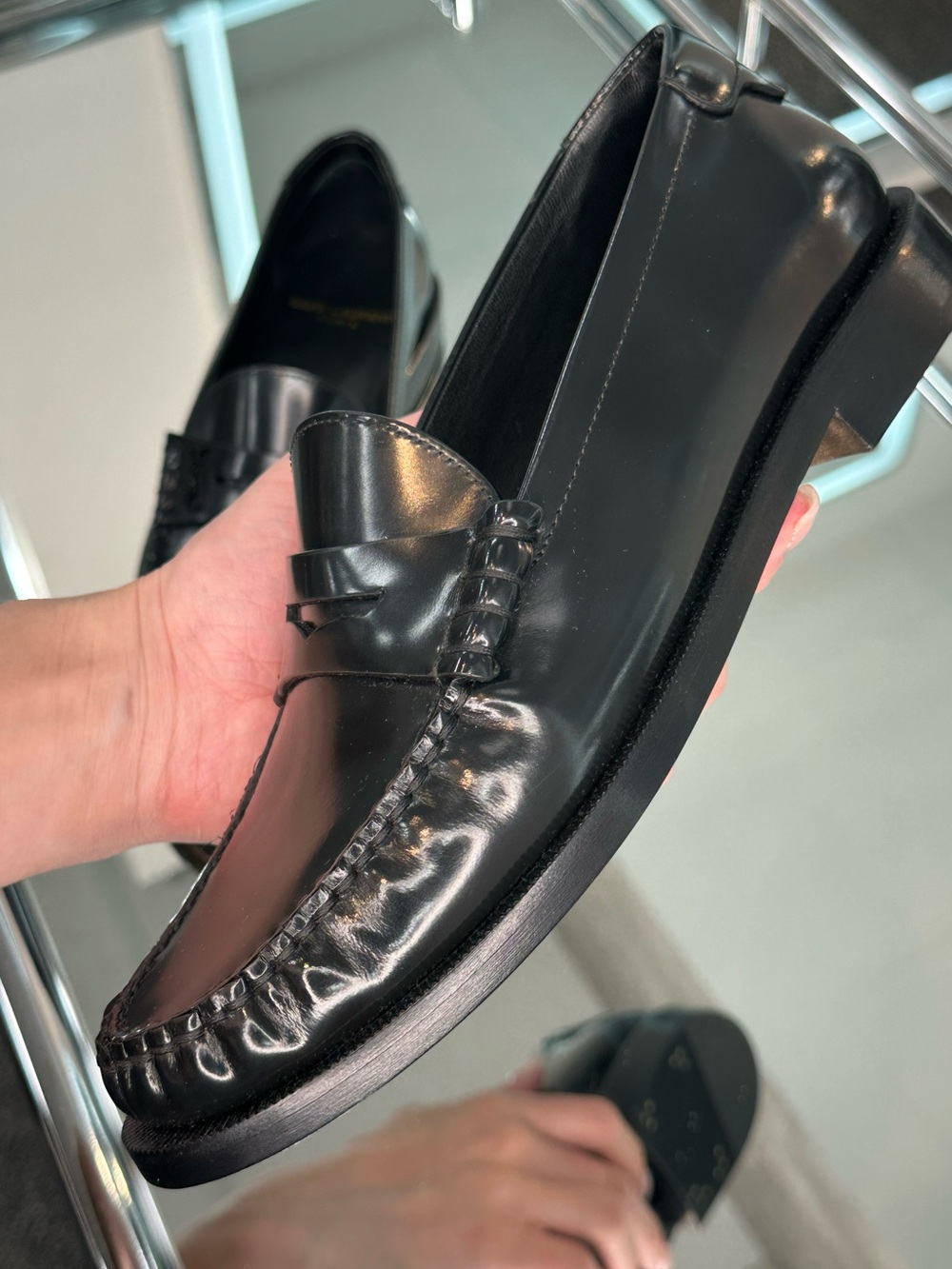 Saint Laurent Magnum Lux Loafer Moccasins - Picture 11 of 12